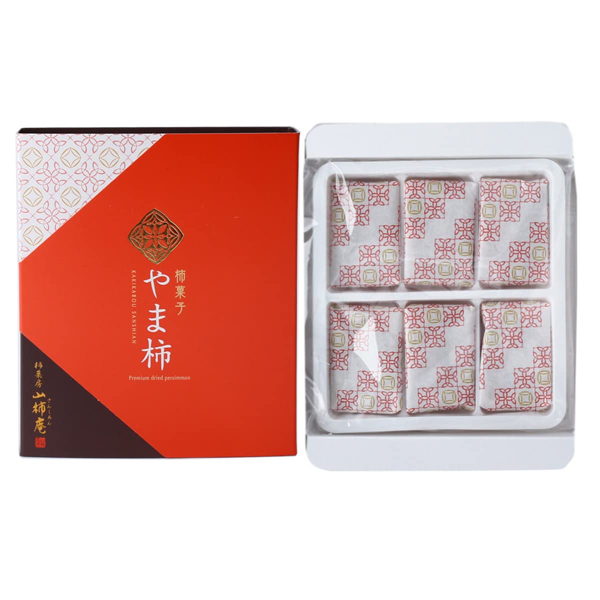 Amazon.co.jp: [國和産業] 柿菓子 やま柿 6個入 : 食品・飲料・お酒